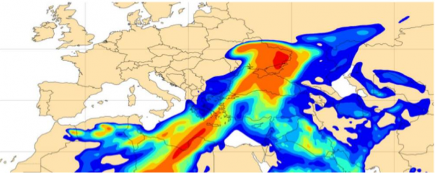 Un val de praf saharian va ajunge în România, anunță ANM