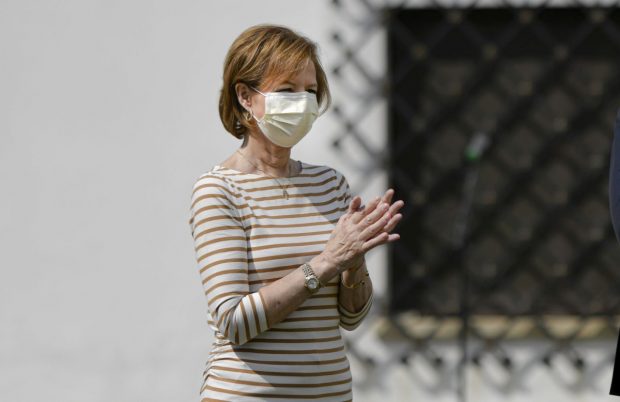 Principesa Margareta vizitează tabăra mobilă de la Siret pentru refugiaţii din Ucraina