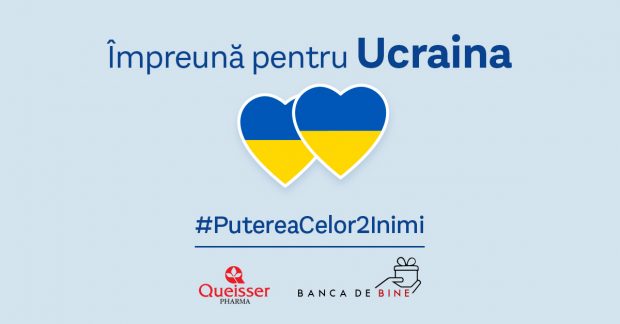 Puterea celor două inimi – Queisser Pharma România și Banca de bine, alături de refugiații din Ucraina