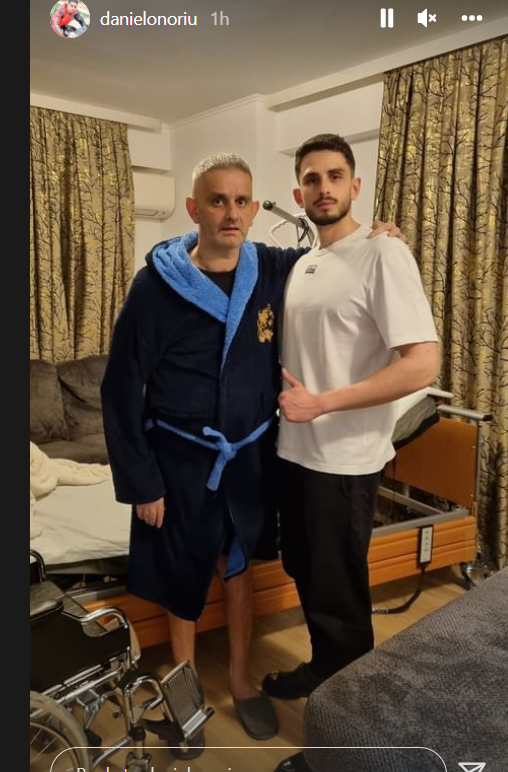 Prima imagine cu Daniel Onoriu, după ce a stat în comă 55 de zile. Pilotul de raliuri a slăbit foarte mult
