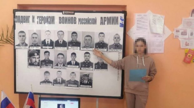 Soldații ruși trimiși în Ucraina, prezentați ca „eroi și eliberatori” elevilor, la școală. Ce se învață la „lecțiile patriotice”