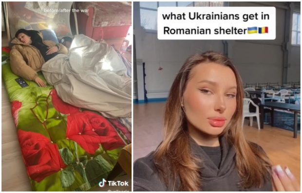 VIDEO | Ucraineancă refugiată la Galați, cu milioane de vizualizări la filmările din centrul în care a fost cazată