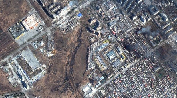 Dezastrul din trei orașe ucrainene, văzut din satelit. Ce a rămas în urma bombardamentelor