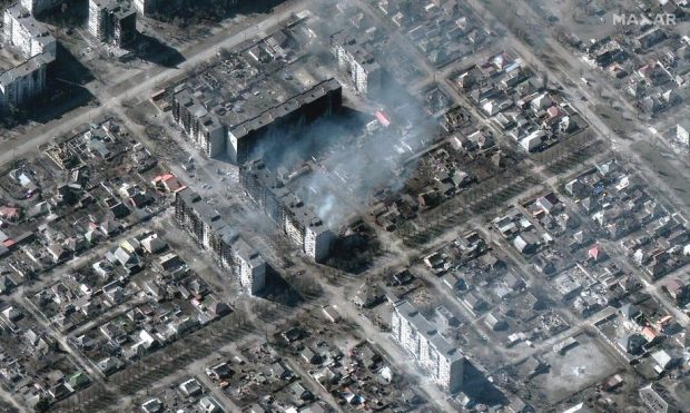 Noi imagini din satelit cu dezastrul din Mariupol, după atacurile ruse. „Orașul este o catastrofă umanitară”