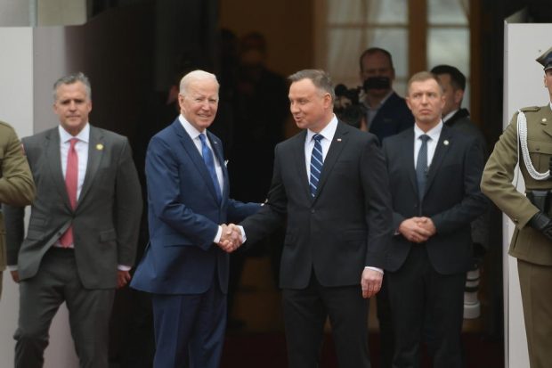 A doua zi a vizitei lui Joe Biden în Polonia. Președintele american, întâlnire cu omologul polonez, la Palatul Prezidențial din Varșovia