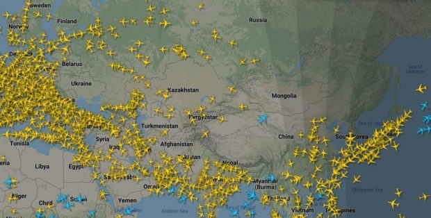 Pe unde mai pot zbura aeronavele rusești? Ce țări au lăsat spațiul aerian deschis și cum au fost afectate celelalte zboruri din Europa