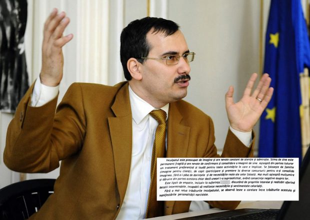 DOCUMENT. Ce evaluare i-a făcut Serviciul de Probațiune lui Drăghici: „Obsedat să fie admirat și lipsit de empatie”. Cum șantaja vedetele?