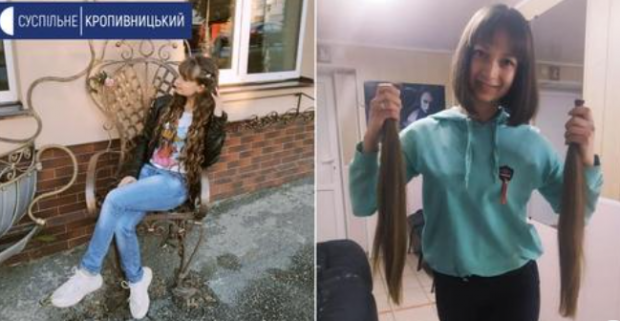 O tânără care a învins o boală cumplită și-a vândut părul și i-a dat banii tatălui ei, soldat, să-și cumpere echipament militar