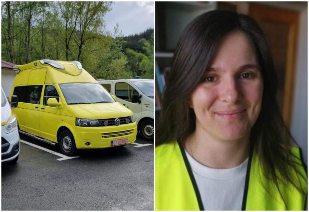 EXCLUSIV. O ucraineancă, proaspătă mămică, școlită în România și mutată în Suedia, a cumpărat 3 ambulanțe de la noi și le duce în țara ei: „Viața va învinge”