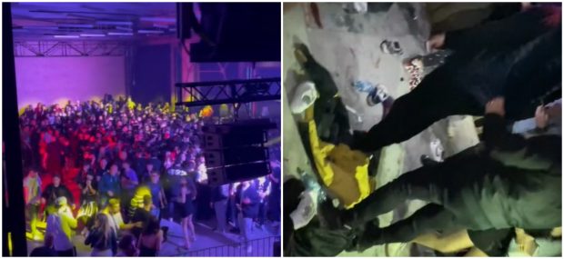 VIDEO | Panică la un concert din București, după ce un participant a pulverizat cu un spray lacrimogen. Tinerii s-au înghesuit spre ieșire și s-au călcat în picioare