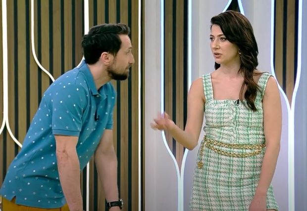 Dani Oțil și Lidia Buble, schimb de replici la TV. Prezentatorul s-a legat de aspectul artistei: „Sunt o scândură”