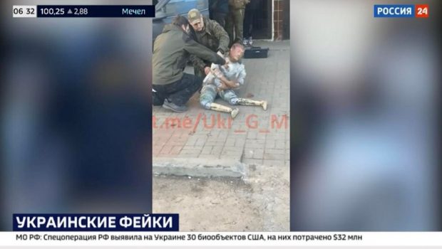Rușii au publicat „dovada” că Ucraina a înscenat masacrul de la Bucha. Filmarea e, de fapt, dintr-un serial făcut la Sankt Petersburg