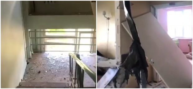 VIDEO | Rușii au bombardat un spital din regiunea Luhansk. O pacientă a murit