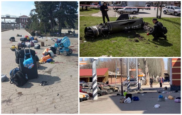Rusia neagă că ar fi provocat masacrul din gara Kramatorsk. „Sunt victimele unei rachete Tochka-U trase de ucraineni”