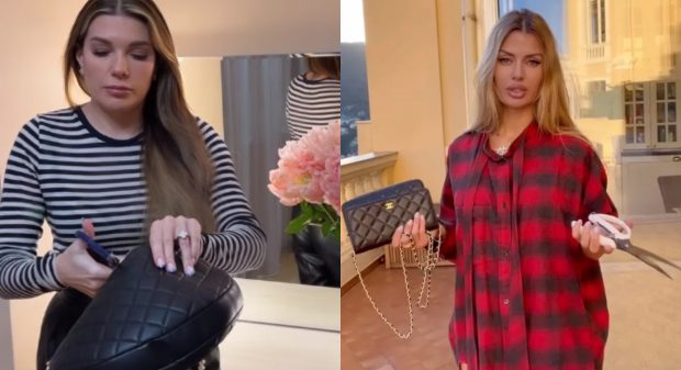Modelele din Rusia își taie gențile Chanel pe Instagram. Care e motivul