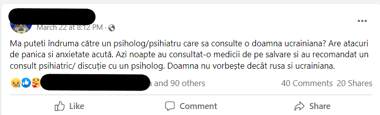 Cum să ajuți psihologic sute de refugiați care se simt vinovați că au reușit să scape și trăiesc, în timp ce ceilalți, nu. Exemplul românesc