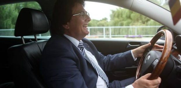 Nicolae Robu a rămas fără permis, după ce a fost prins conducând cu viteză. „Am greşit, plătesc, legea-i lege”