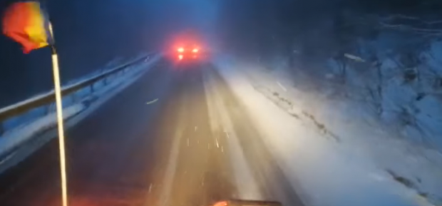 Ninsori abundente în centrul țării, de Florii. Se circulă cu dificultate pe mai multe drumuri