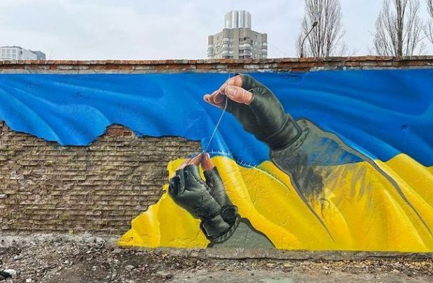 Cunoscut artist ucrainean, a cărui pictură pe un perete din Kiev face înconjurul lumii, pentru Libertatea: „M-am gândit la prietenii mei din Irpin și Bucha”