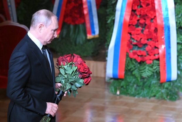 VIDEO | Vladimir Putin a luat parte la funerariile lui Vladimir Jirinovski