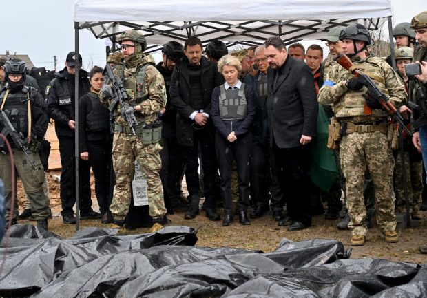 VIDEO. Ursula von der Leyen, la Bucha: „Aici am văzut că umanitatea noastră este spulberată”