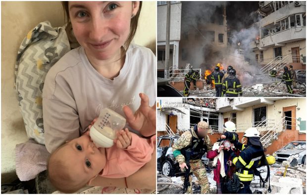 O tânără mamă și fiica ei de 3 luni au fost ucise de rachetele rusești care au lovit un bloc din Odesa