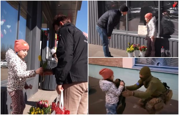 VIDEO | Varvara, o fetiță de 7 ani, a vândut lalele, ca să cumpere o vestă antiglonț pentru un soldat ucrainean