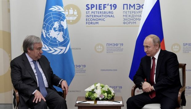 Secretarul general al ONU solicită să fie primit la Moscova și la Kiev pentru a media pentru pace