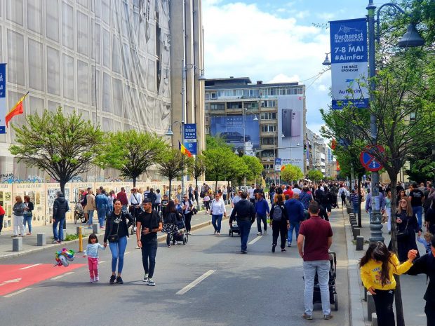 Proiectul „Străzi Deschise” se mută de pe Calea Victoriei în acest weekend. Noua zonă devenit pietonală