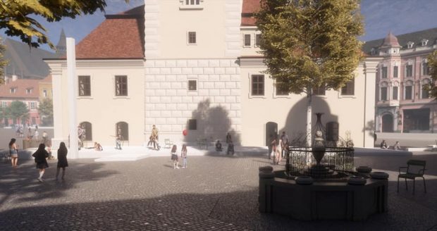 Primăria Brașov vrea să reamenajeze Piața Sfatului. Cum ar urma să arate după lucrări