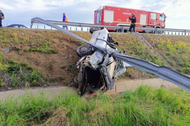Accident pe Autostrada Soarelui. Patru persoane, printre care doi copii, au fost rănite
