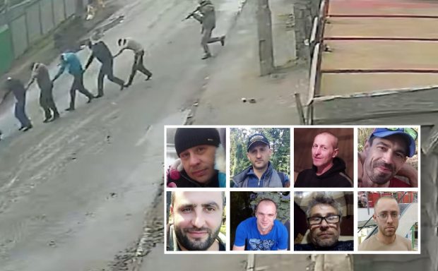 VIDEO | Opt ucraineni capturați au fost executați de soldații ruși la Bucha. NY Times a publicat dovezi filmate ale masacrului