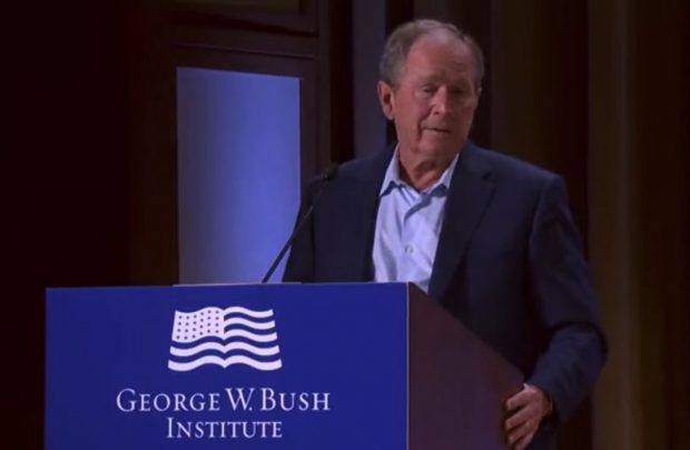 VIDEO | Fostul președinte american George W. Bush a spus că Putin a decis invadarea Irakului: „Vreau să zic, a Ucrainei”