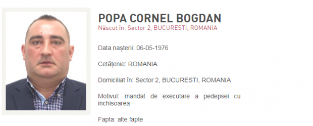 Nici Bogdan Popa, fost director în Primăria Capitalei, condamnat în dosarul Oprescu, nu e de găsit. A fost dat în urmărire generală