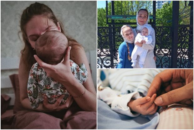 Mame în vreme de război: „Am născut pe masa din bucătărie. Era prea periculos să merg la spital”