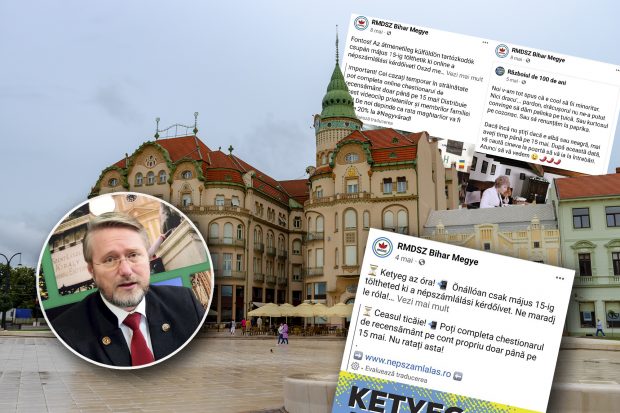 La Oradea, partidele maghiare UDMR și PPMT și-au făcut centre proprii de recenzare a populației: „E vreo problemă?!”