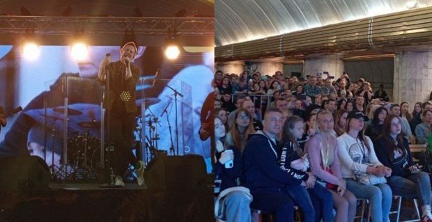 Sute de oameni, la metroul din Dnipro, la concertul caritabil al unei trupe rock ucrainene. Banii strânși, folosiți la cumpărarea de ambulanțe