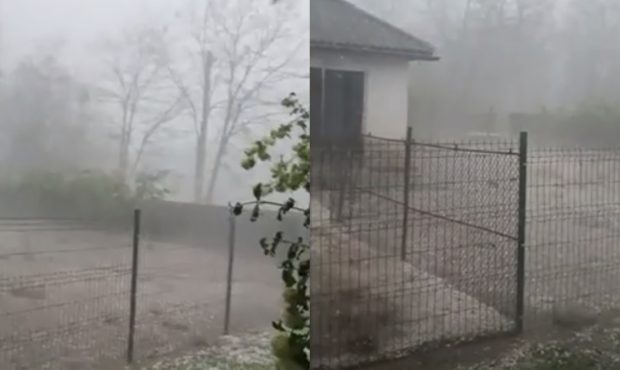 O comună din Iași, afectată de grindină după ce localnicii s-au împotrivit lansării rachetelor antigrindină