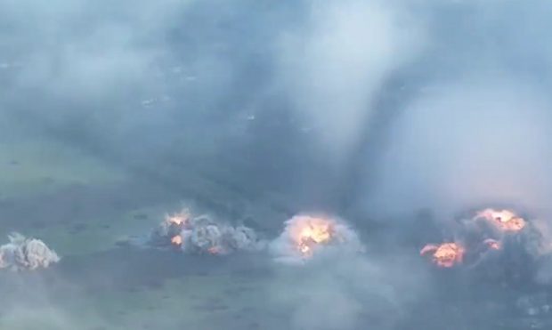 VIDEO | Infern în tranșeele ucrainene atacate de ruși cu bombe termobarice: „Avem nevoie imediat de armament NATO”