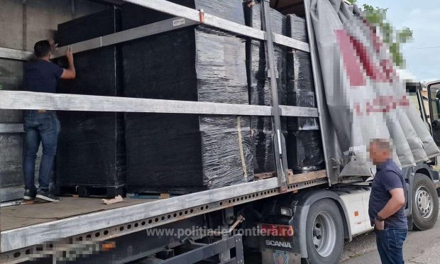 Țigări de contrabandă în valoare de peste 11 milioane de lei, depistate de polițiștii de frontieră din Constanța