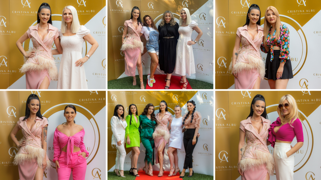 CRISTINA ALBU ŞI-A LANSAT PROPRIA ACADEMIE DE MANICHIURĂ! VEZI CE VEDETE AU FOST LA INAUGURARE