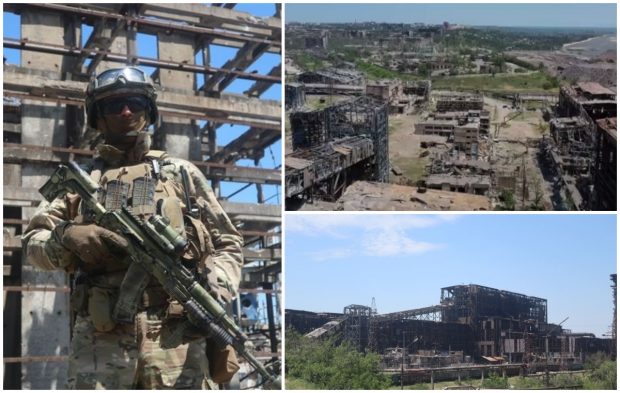 VIDEO | Cum arată uzina Azovstal, din Mariupol, la o lună după ce ultimii ei apărători ucraineni s-au predat rușilor