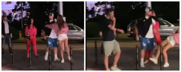 Doi bărbați, arestați în cazul tinerei bătute în Brașov. Momentul agresiunii, filmat de trecători