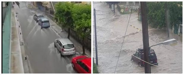 VIDEO | Furtuni și inundații puternice în Grecia. Peste 27.000 de fulgere au fost înregistrate vineri