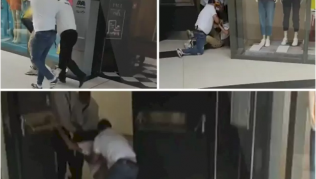 Curier bătut de paznicii unui mall din București, după ce și-a lăsat bicicleta la intrare