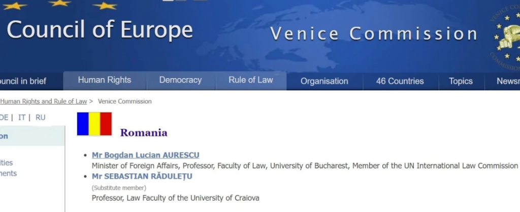 Europa Liberă: Guvernul refuză să explice cum a numit noii reprezentanți ai României în Comisia de la Veneția