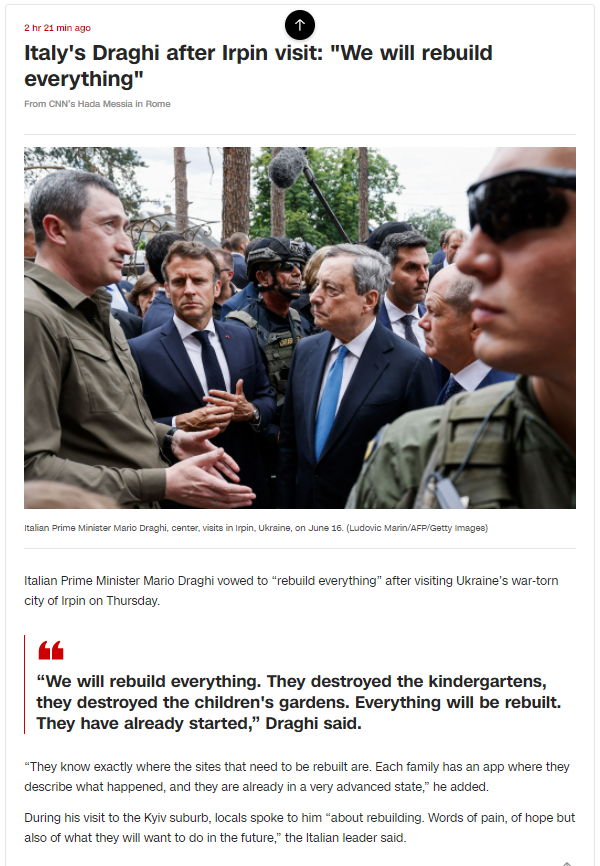 Vizita celor patru lideri europeni la Kiev, în presa internațională. Focus pe Macron, Scholz și Draghi, mai puțin pe Iohannis