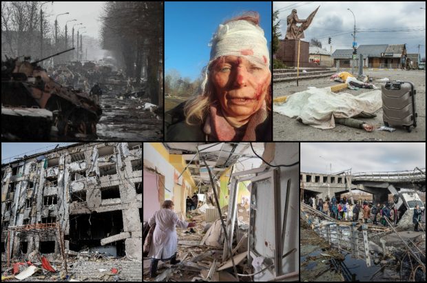100 de zile de război în Ucraina, în imagini. Mii de oameni uciși, orașe distruse și milioane de persoane refugiate