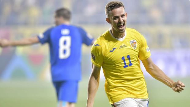 România – Finlanda 1-0, în Liga Națiunilor. Golul a fost marcat de Bancu