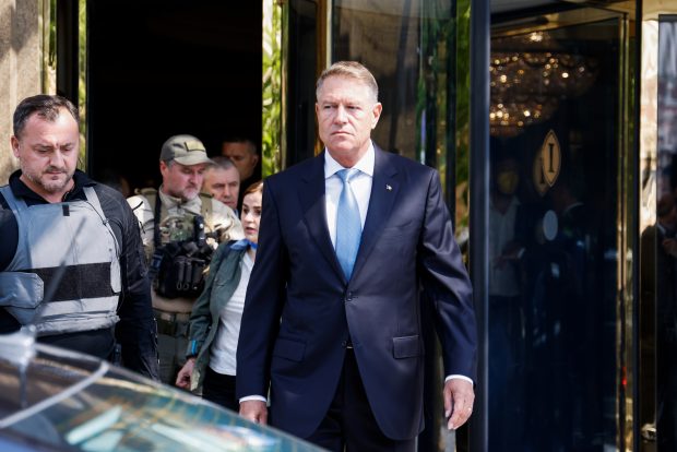 Alertă de raid aerian la Kiev, în timpul vizitei lui Klaus Iohannis alături de liderii Germaniei, Franței și Italiei